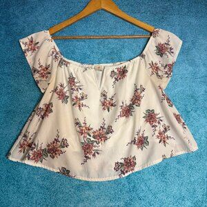 Vintage Y2K 90s Womens I JOAH Blouse Top Size M Made in USA Floral